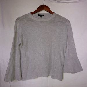 Eileen Fisher cropped bell-sleeve sweater